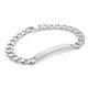 Heavy Curb 925 Sterling Silver 8 Inch Mens Id Bracelet Identity