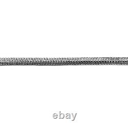 Heavy Handmade 8 mm SNAKE Chain Bracelet in Solid 925 Sterling Silver