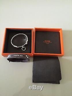 Hermes New Collier De Chien CDC Silver Bracelet