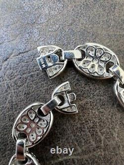 ICED Moissanite Gucci Link Bracelet 12mm Hip Hop 925 Silver Pass Diamond Tester
