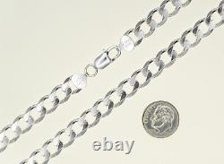 ITALY 925 SOLID Sterling Silver CURB Chain Necklace or Bracelet 7 30.925