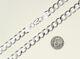 Italy 925 Solid Sterling Silver Curb Chain Necklace Or Bracelet 7 30.925
