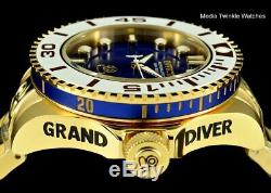 Invicta 47mm Grand Diver 2 Gen II Automatic BLUE Dial Blue Accent Bracelet Watch