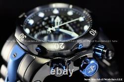 Invicta 54mm Reserve Venom Swiss Chrono Black Blue Two Tone Textured Dial Watch