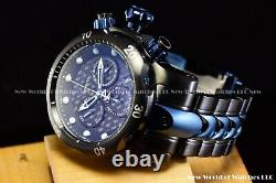 Invicta 54mm Reserve Venom Swiss Chrono Black Blue Two Tone Textured Dial Watch