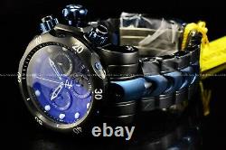 Invicta 54mm Reserve Venom Swiss Chrono Black Blue Two Tone Textured Dial Watch