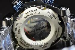 Invicta 54mm Reserve Venom Swiss Chrono Black Blue Two Tone Textured Dial Watch