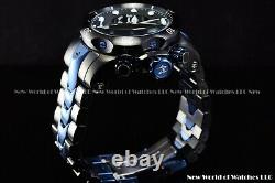 Invicta 54mm Reserve Venom Swiss Chrono Black Blue Two Tone Textured Dial Watch