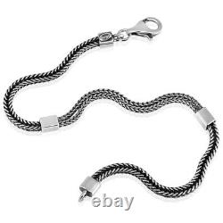 Italy 925 Sterling Silver Gentle Men Bracelet Size 7 8 8.5 9 9.5 inch VY Jewelry
