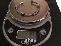 James Avery Retired Heavy Kalahari Cuff 39grams Sterling Silver