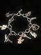 James Avery Sterling Silver Large Twist Bracelet With 10 Charms Some Retired