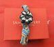 James Avery Sterling Silver Multi-color Leather Flower Bracelet Withbox Retired