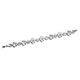 Jewelry Gifts For Women 925 Sterling Silver Platinum Plated Bracelet For Size 7