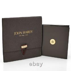 John Hardy 10.5 Sterling SIlver 925 Women's Pull Through Bracelet BB900481XM-L