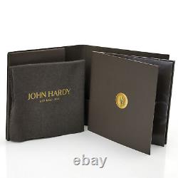 John Hardy 10.5 Sterling SIlver 925 Women's Pull Through Bracelet BB900481XM-L