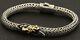 John Hardy 18k Gold/sterling Silver Woven Dragon Bracelet