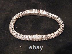 John Hardy Classic Chain Black Sapphire, Hematite & Spinel Bracelet