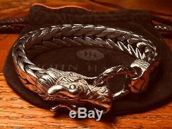 John Hardy Naga Dragon Head Extra Large Chain Bracelet