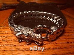 John Hardy Naga Dragon Head Extra Large Chain Bracelet