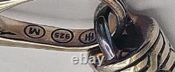 John Hardy Sterling Silver 925 Onyx Eagle Eye Hematite 6mm Bead Bracelet NWT New