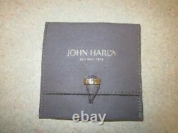 John Hardy Sterling Silver Naga 11.5mm Kick Cuff Blue Sapphire Bracelet New(150)