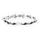 Kabana925 Sterling Silver Dolphin Link Bracelet 7.25 Inches