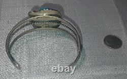 Kay Johnson Sterling Silver Turquoise 6.5 Cuff Bracelet 29g