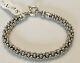Lagos Caviar Sterling Silver 7mm Rope Bracelet $395 Nwt 8 Inch