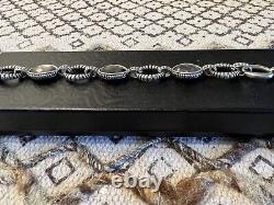 LAGOS Venus Cavier Black Mother Of Pearl Doublet Link Bracket retail $595