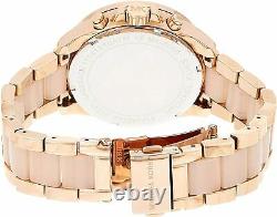 Ladies Michael Kors Watch Chronograph Rose Gold WREN MK6096