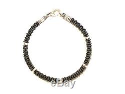 Lagos Black Caviar Beaded Bracelet with Sterling Silver