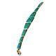 Light Green Fire Opal 950 Sterling Silver Chain Tennis Bracelet Designed 7.5
