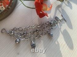Lois Hill Sterling Silver Charm bracelet