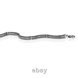 Made in Italy 925 Sterling Silver Men Bracelet Size 7 8 8.5 9 10 inch VY Jewelry