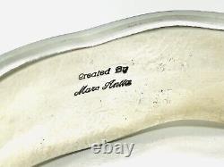 Marc Antia Native American Cuff Bracelet Sterling Silver 126 Grams