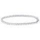 Marquise Cut Cubic Zirconia Tennis Bracelet 14k White Gold Plated