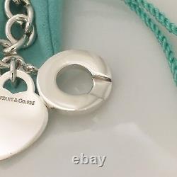 Medium Please Return to Tiffany & Co Sterling Silver Heart Tag Toggle Bracelet