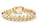 Men's 12 Mm Thick Miami Cuban Link Solid Bracelet 14k Yellow Gold Finish 8 Inch