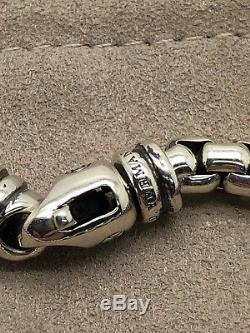 Men's David Yurman 925 Sterling Silver Box Chain 5mm Bracelet 8