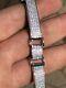 Mens Custom Made Bracelet Solid 925 Silver 12ct Diamonds 12mm Thick Iced Out