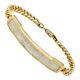 Mens Invisible Set Princess Cut Diamond Bracelet In 14k Yellow Gold Over 7 2 Ct