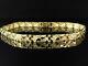 Mens And Ladies 14k Yellow Gold Over Nugget Style Link Designer 8 Inch Bracelet