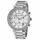 Michael Kors Luxury Mk5353 Parker Crystal Silver Chronograph Analogue Watch
