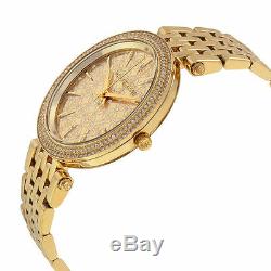 Michael Kors Women's Darci Gold-Tone Stainless Steel Bracelet Watch MK3398