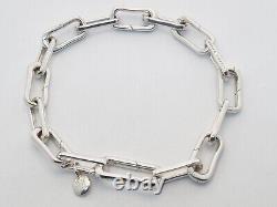 Monica Vinader ALTA CAPTURE charm bracelet sterling silver worn once