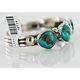 Native American Bracelet $500tag Authentic Navajo. 925 Sterling Silver Turquoise