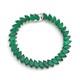 Natural Green Onyx Gemstone Tennis Bracelet 925 Sterling Silver May Birthstone