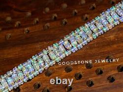 Natural Opal Bracelet, Ethiopian Opal Beaded Bracelet, 925 Sterling Silver Opal