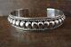 Navajo Indian Jewelry Sterling Silver Bracelet By Thomas Charley
