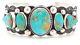 Navajo Sterling Silver Pilot Mountain Turquoise Cuff Bracelet